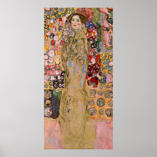 Porträtt i Maria Munk av Gustav Klimt Poster