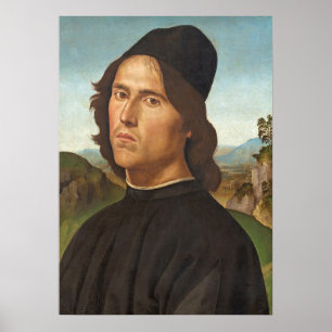 Porträtt i Marianito Goya, konstnären Poster