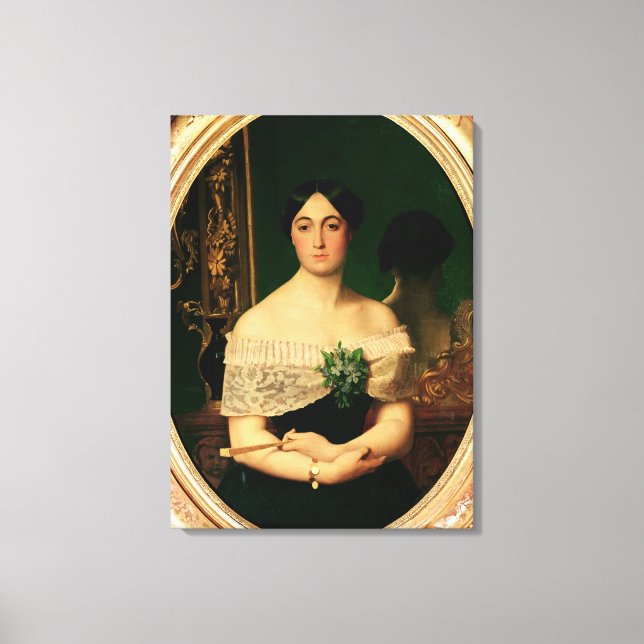 Porträtt i Marianne Elisa Birch Canvastryck (Framsida)