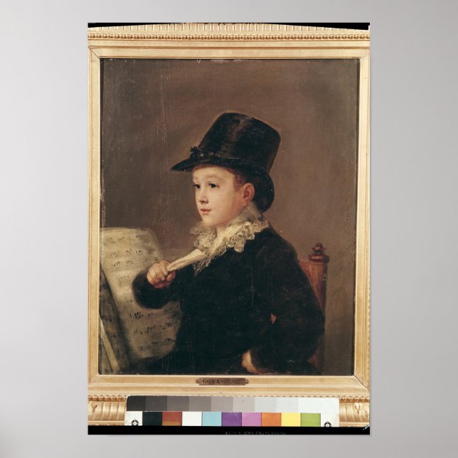 Porträtt i Mariano Goya 1815-17 Poster (Framsidan)