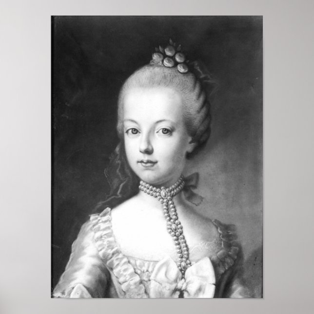 Porträtt i Marie-Antoinette i Habsbourg Poster (Framsidan)