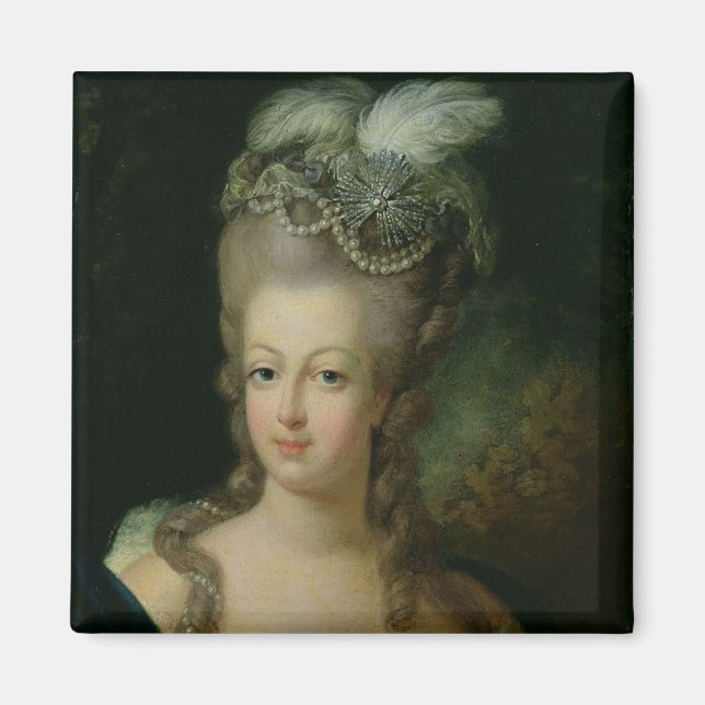 Porträtt i Marie-Antoinette Magnet (Framsidan)
