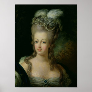 Porträtt i Marie-Antoinette Poster