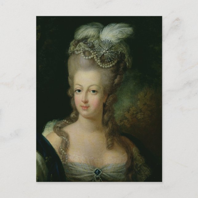 Porträtt i Marie-Antoinette Vykort (Framsida)