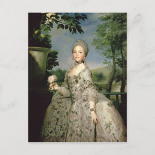 Porträtt i Marie-Louise of Bourbon Vykort