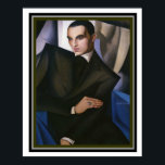 Porträtt i Marquis Sommi, Tamara de Lempicka, Poster<br><div class="desc">Art Deco Porträtt i Marquis Sommi,  Tamara de Lempicka,  1925</div>