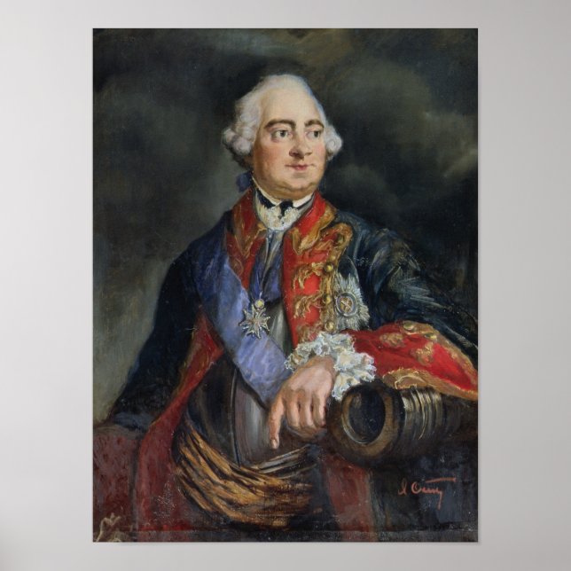 Porträtt i matematikern Leonhard Euler Poster (Framsidan)