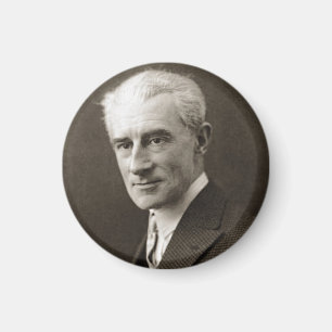 Porträtt i Maurice Ravel (c. 1925) Magnet