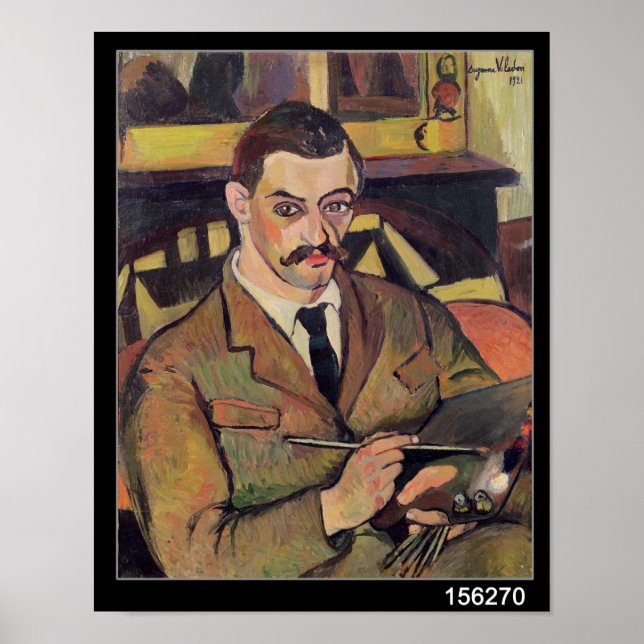 Porträtt i Maurice Utrillo 1921 Poster (Framsidan)