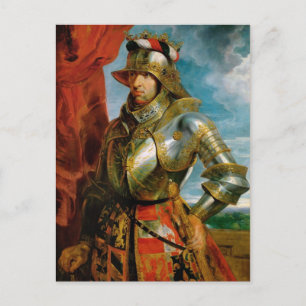 Porträtt i Maximilian I Heliga Roman Emperor Ruben Vykort