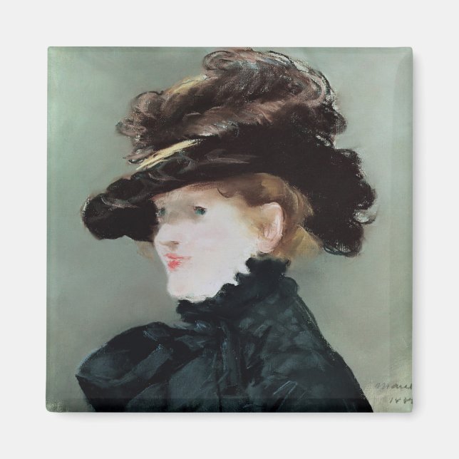 Porträtt i Mery Laurent 1882 Magnet (Framsidan)