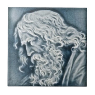 Porträtt i Michelangelo Antique Tile Reproduction Kakelplatta