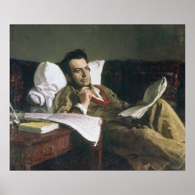 Porträtt i Mikhail Glinka Poster (Framsidan)