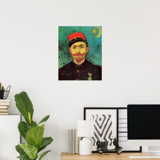 Porträtt i Milliet, Älskare av Vincent van Gogh Poster (Hemmakontoret)