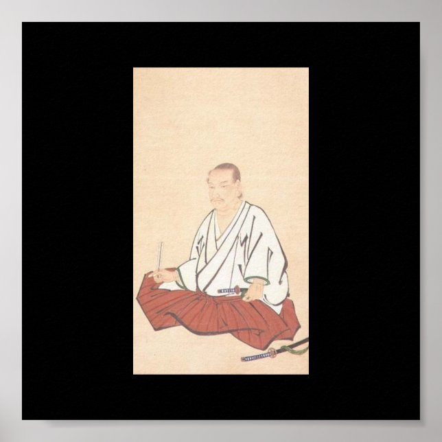 Porträtt i Miyamoto Musashi, Edo Period Poster (Framsidan)