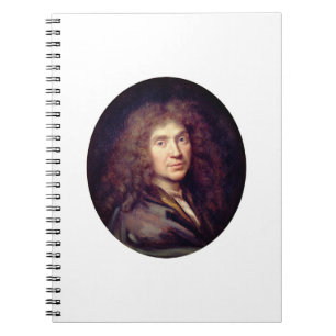 Porträtt i Molière av Pierre Mignard (c. 1658) Anteckningsbok