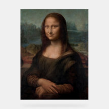 Porträtt i Mona Lisa av Leonardo da Vinci