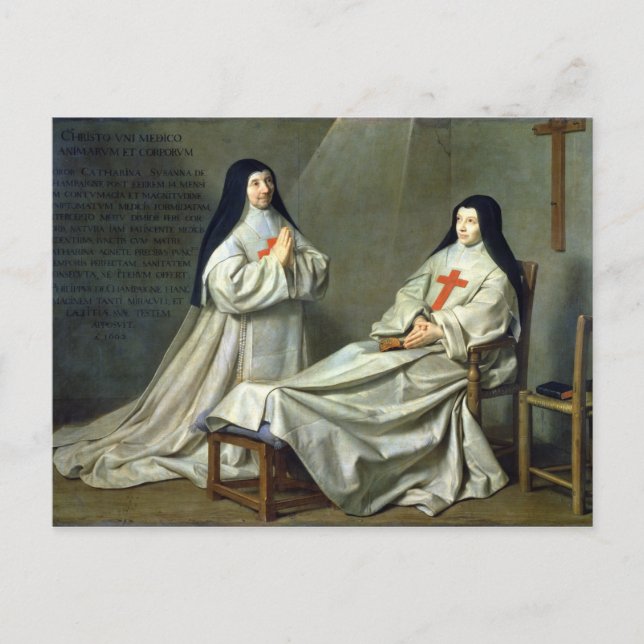 Porträtt i Mor Catherine-Agnes Vykort (Framsida)
