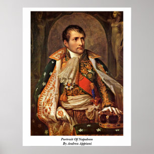 Porträtt i Napoleon av Andrea Appiani Poster