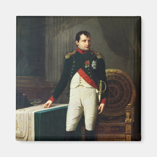 Porträtt i Napoleon Bonaparte 1809 Magnet (Framsidan)