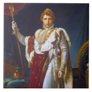 Porträtt i Napoleon Bonaparte, Francois Gérard Kakelplatta
