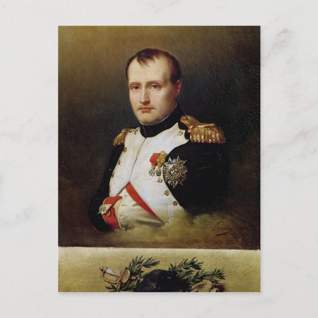 Porträtt i Napoleon I 1812 Vykort (Framsida)