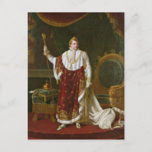Porträtt i Napoleon i hans Coronation Robes Vykort