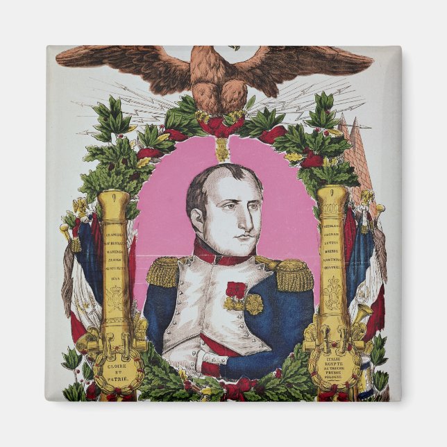 Porträtt i Napoleon I i slaget vid Magnet (Framsidan)