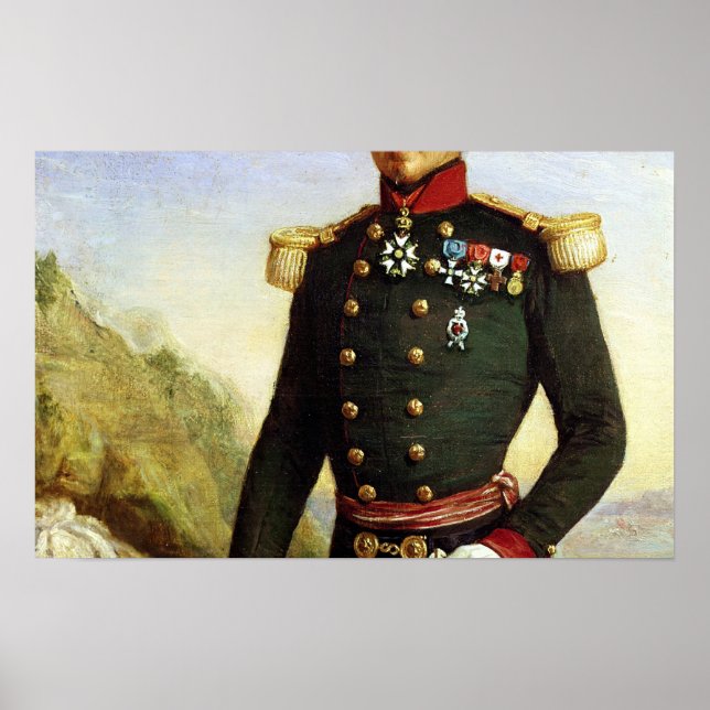 Porträtt i Napoleon III 1852 Poster (Framsidan)
