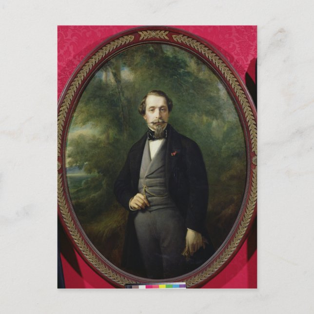 Porträtt i Napoleon III c.1857 Vykort (Framsida)