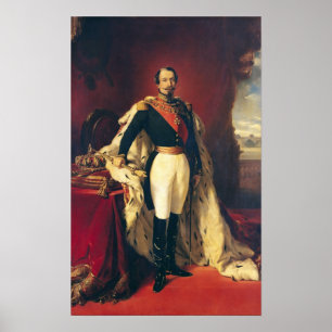 Porträtt i Napoleon III Emperor of Frankrike Poster