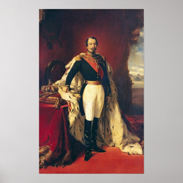 Porträtt i Napoleon III Emperor of Frankrike Poster (Framsidan)