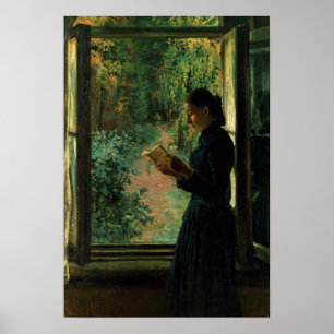 Porträtt i Natalia Petrunkevitsin, 1893 Poster