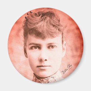 Porträtt i Nellie Bly Magnet
