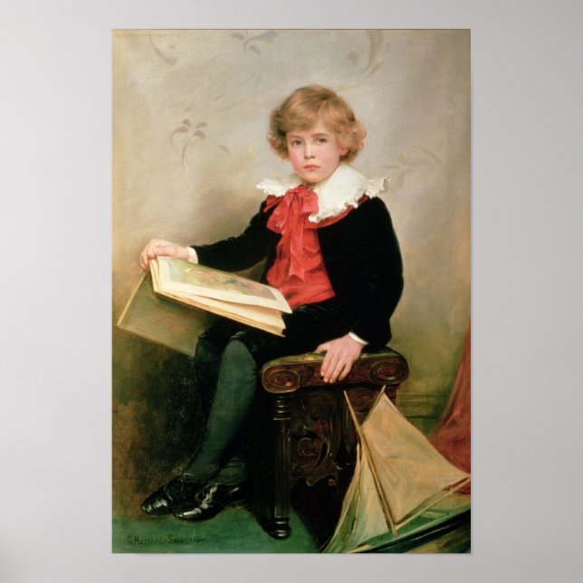 Porträtt i Norman Stewart Davies Poster (Framsidan)