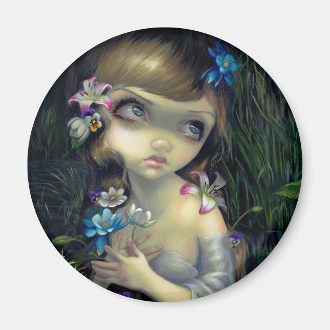 "Porträtt i Ophelia" Magnet (Framsidan)