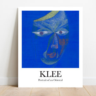 Porträtt i Oriental av Paul Klee Poster