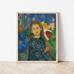Porträtt i Ottilia Giovanni Giacometti Poster