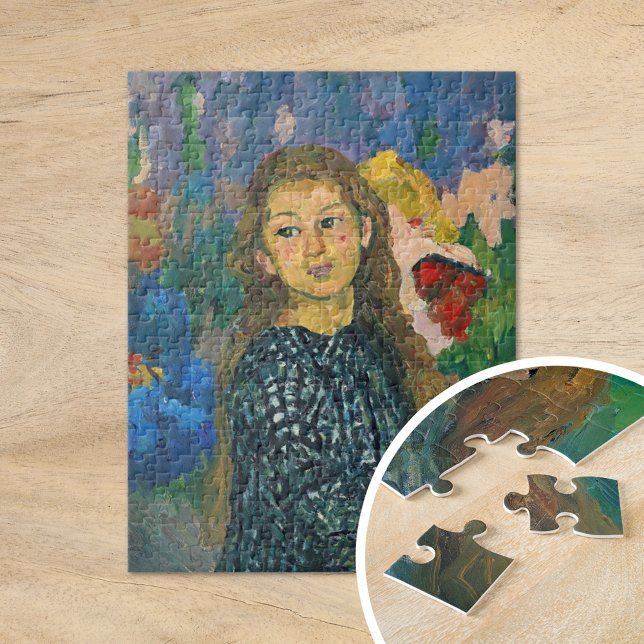 Porträtt i Ottilia | Giovanni Giacometti Pussel (Skapare uppladdad)