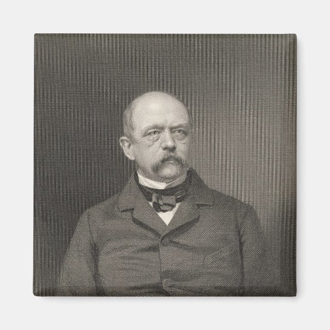 Porträtt i Otto von Bismarck Magnet (Framsidan)