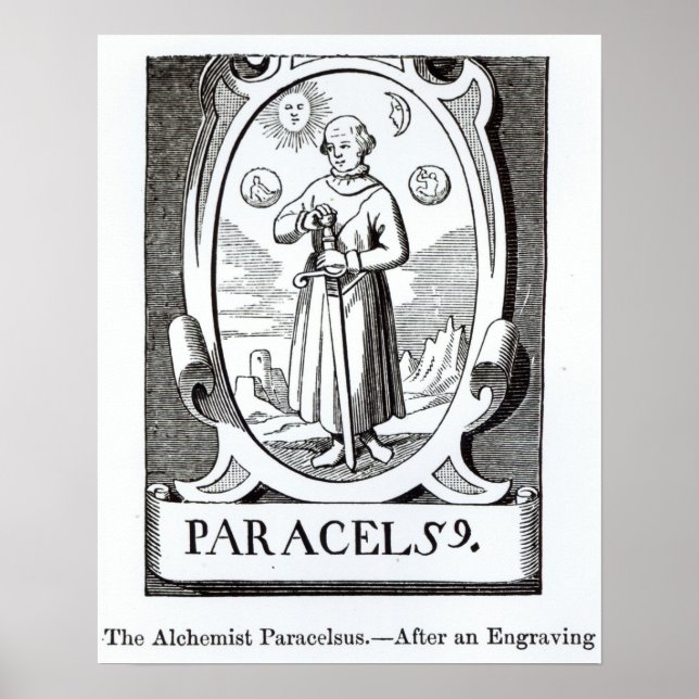 Porträtt i Paracelsus Poster (Framsidan)