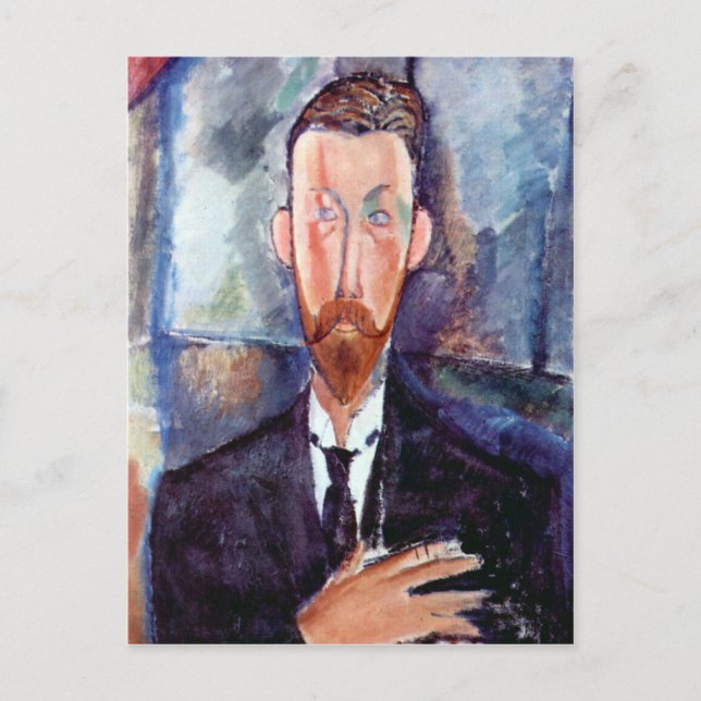 Porträtt i Paul Alexanders av Amedeo Modigliani Vykort (Framsida)