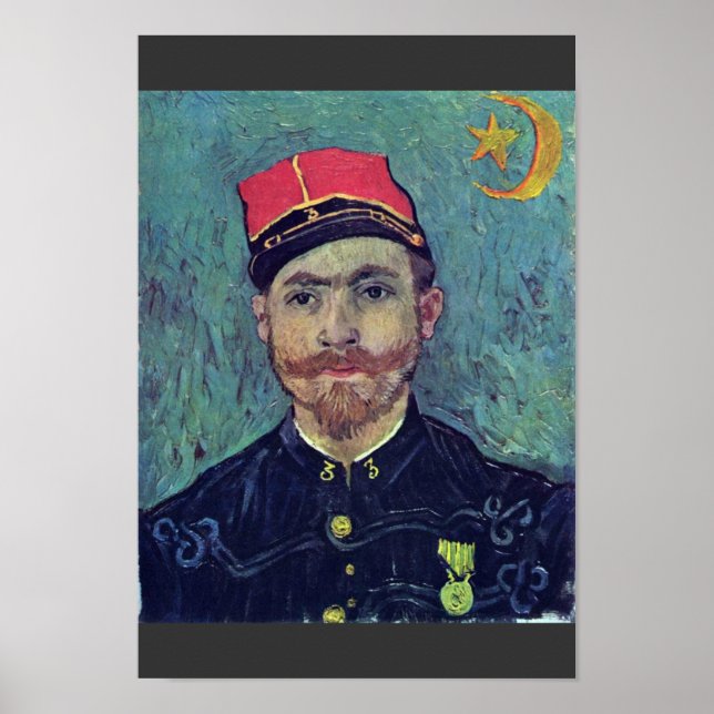 Porträtt i Paul-Eugène Milliets andra löjtnant Poster (Framsidan)