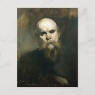 Porträtt i Paul Verlaine 1890 Vykort