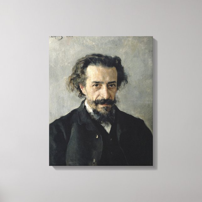 Porträtt i Pavel Blaramberg 1888 Canvastryck (Framsida)
