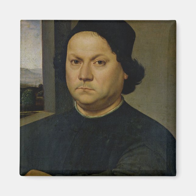 Porträtt i Perugino, c.1504 (tempera on wood) Magnet (Framsidan)