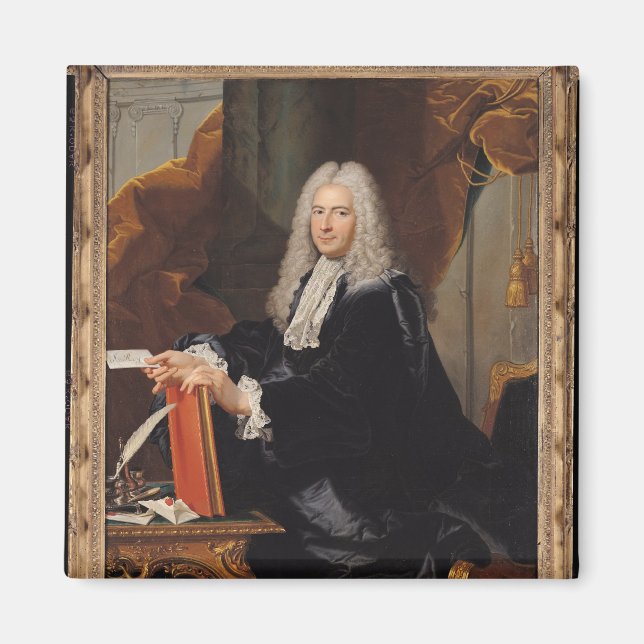 Porträtt i Philibert Orry Magnet (Framsidan)