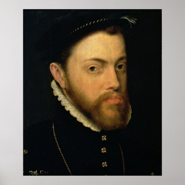Porträtt i Philip II av Spanien Poster (Framsidan)