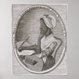 Porträtt i Phillis Wheatley Poster