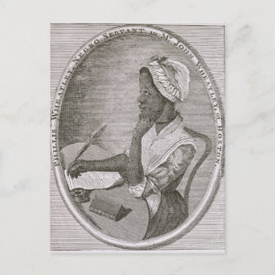 Porträtt i Phillis Wheatley Vykort